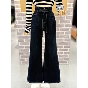 부츠컷 끈장식 데님팬츠(LC31EXDP542B)