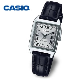 카시오 [정품] CASIO 카시오 여성 정장 가죽시계 LTP-V007L-7B1