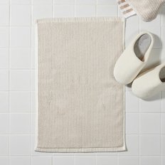 논슬립 타월 매트 60x40cm 베이지 스트라이프 J625902003711