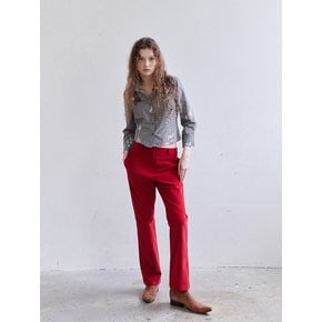 24F RED CORDUROY PANTS