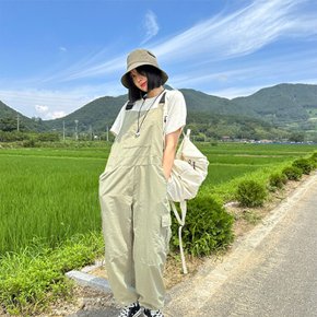 / 필드 오버핏 카고 멜빵바지 오버롤 조거팬츠 캠핑룩