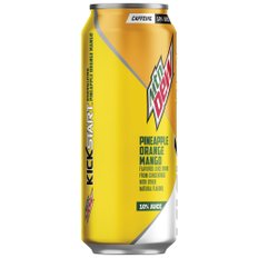 Mountain  Dew  Mountain  Dew  킥스타트  파인애플  오렌지  &  망고  소다  팝  480ml  캔