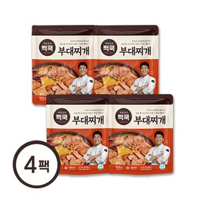 [백종원] 빽쿡 부대찌개 600g x 4개