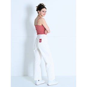 WHITE DENIM PANTS WHITE MTBBSPA01801