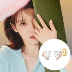 [아이유 PICK]ETER HEART 14K 귀걸이 (JJEREQ3BF665R4000)