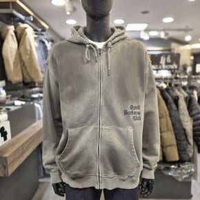 남성 3단 쭈리 오버핏 빈티지 자수로고 후드 집업 B251TJ325P 57 _NC13