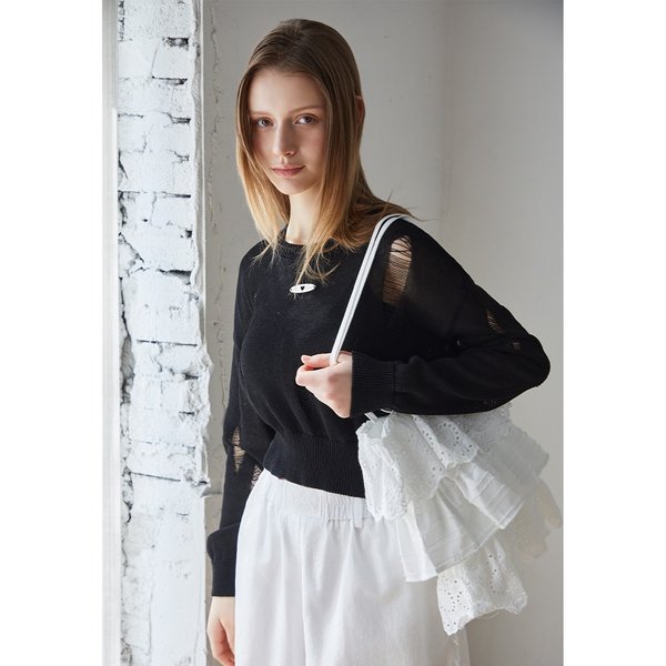 [시흥점] 여성 디스트로이드 니트 탑 (ES2OKL56)