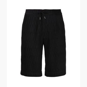 알레그리 [25SS] 블랙《Wave Pleats》셋업 하프 팬츠(ARPA5B722BK)