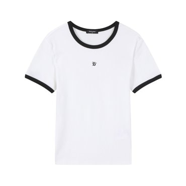 버커루 여성 C/P 링거 반팔 티셔츠(B252Z1512P)