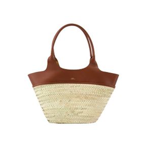 5383428 Panier Tanger Shoulder Bag - A.P.C. Leather Hazelnut