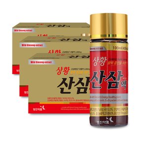 영진 상환산삼배양근액 100ml 10병 3박스 (총 30병)  상황버섯 산삼배양근 숙지황 홍삼 농축액