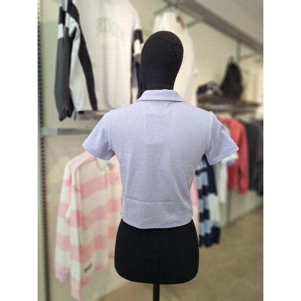 [여주점] FS2TSH2253F LVD 코튼스판 세미크롭 카라티셔츠 여성용반팔티