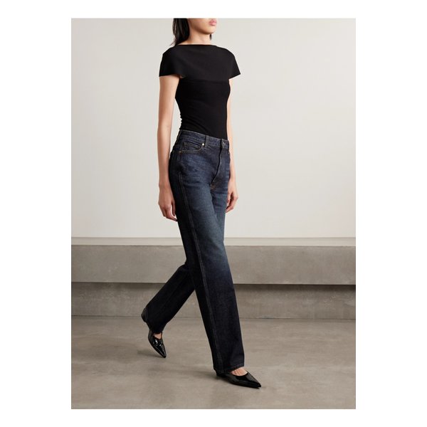 케이트 다니엘 하이라이즈 스트레이트 진 다크 데님 46376663162857879