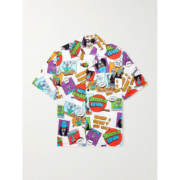 스켈레톤 비치 에디션 윌슨 프린트 트윌 셔츠 46376663162903231