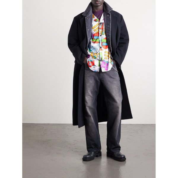 스켈레톤 비치 에디션 윌슨 프린트 트윌 셔츠 46376663162903231