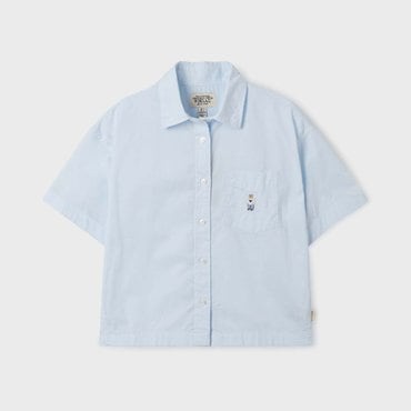 후아유 Steve Crop Short Sleeve Shirts WHYWF2513F