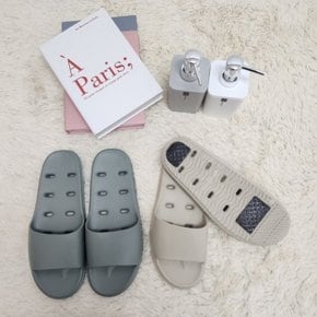 문에 안걸리는 논슬립욕실화(다크샌드)
