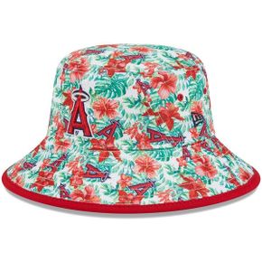 [해외] 933797 뉴에라 모자 MLB [LA 에인절스] Tropic Floral Bucket Hat