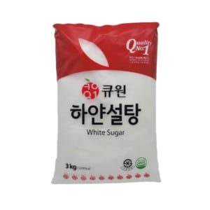  큐원 하얀설탕 (봉지)3kg