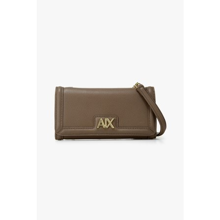 ARMANI EXCHANGE 여성 메탈 로고 그레이니 체인 월렛 A424370503000