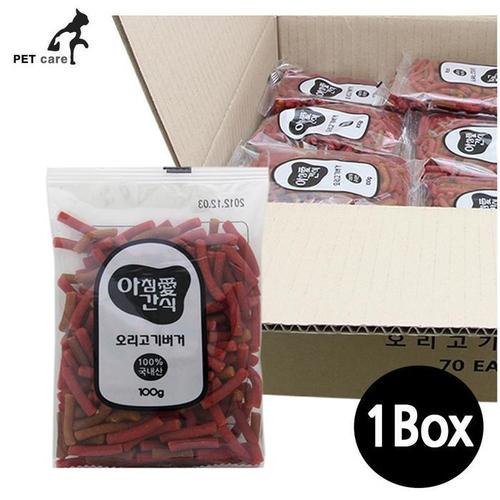 아침애간식 오리고기 버거 1박스 (100g x 160개)(1)