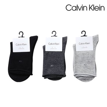 Calvin Klein CK양말 숙녀 롤탑 캐주얼 무지 CK11111 (3color)