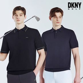 [DKNY GOLF] 남성 쿨 반팔 니트 2종세트[34316952]