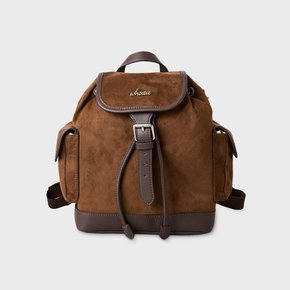 Synthetic Suede Flap Backpack WHBGG4931A
