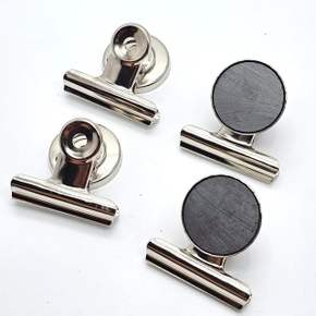 자석 강력 냉장고자석 사무용 집게 40mm 1P X ( 10매입 )