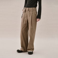 BELT BAG PANTS_DARK BEIGE