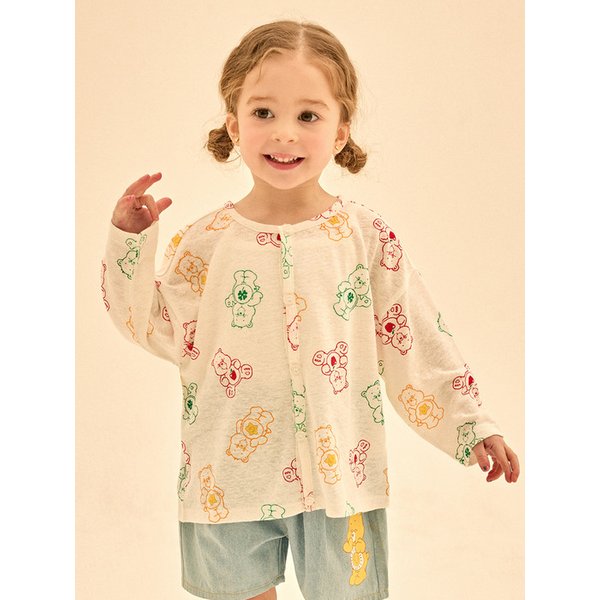 컬러톡톡 케어베어즈 린넨가디건