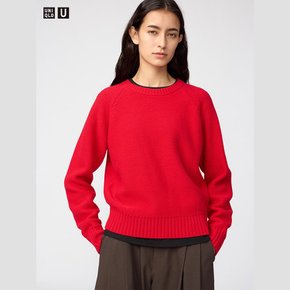 U 램스울 크루넥 스웨터 니트