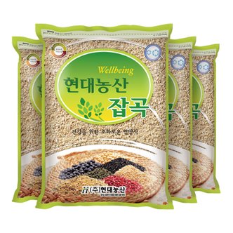 현대농산 국산 할맥 4kg (1kgx4봉) 쪼갠 쌀보리
