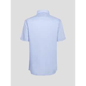 [Online Exclusive]스트레치 트윌 솔리드 레귤러핏 반팔 드레스 셔츠 스카이 블루 (MA4465AR1Q)