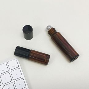 여행용 롤링 컬러 유리 롤온 공병 투명 갈색 5ml