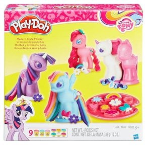 플레이도우 Play-Doh My Little Pony Make `n Style Ponies B0009