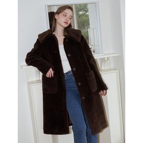 TEDDY BEAR FUR COAT_BROWN