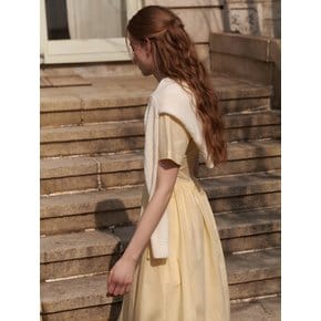 Peach corset dress (yellow)