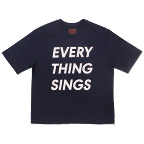 CT002 SUMMER CAMPAIGN TEE (Every thind sings) 네이비