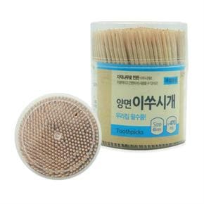 TK 원형 양면 이쑤시개 470p 요지 앞뒤 통이쑤시개