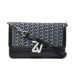 ZV 이니셜 클러치 Zadig and Voltaire ZV Initiale Monogram La Clutch SKAT2001F