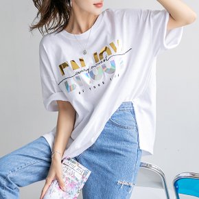 55 99  호일나염 골드조이 반팔티 DM32 T 16_P337351395