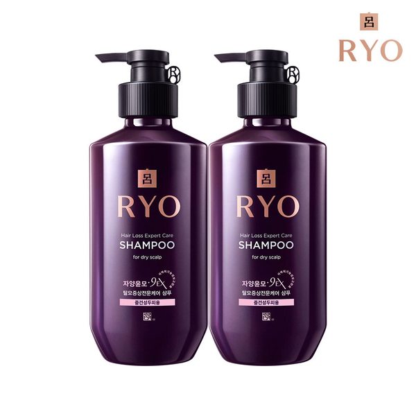 자양윤모 9EX 탈모증상전문케어 샴푸 400ml 2개 (옵션)