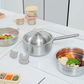 316 커퍼코어 통5중 18CM 올인원 스마트쿠커 고양이 노브