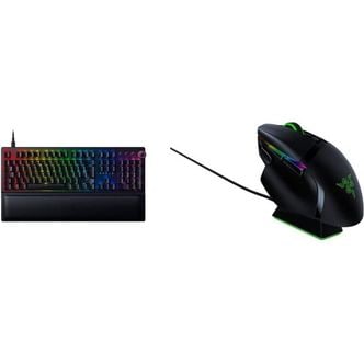  영국 레이저 기계식키보드 Razer 블랙Widow V3 Pro Green Switch Wireless Premium Mechanical G