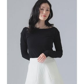 에페 빔 보트넥 롱 슬리브 니트