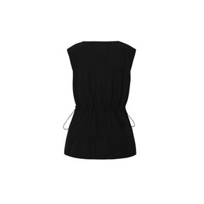 SUMMER V-NECK VEST_Black