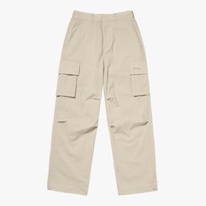 STRETCH NYLON CARGO PANTS-LIGHT BEIGE