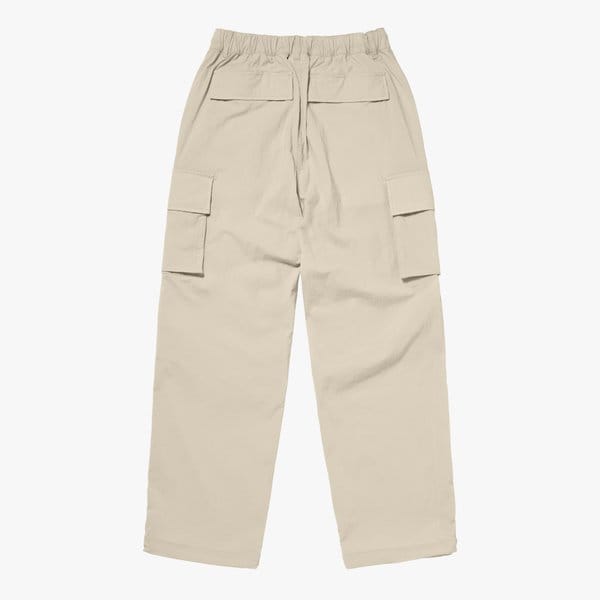 [여주점] STRETCH NYLON CARGO PANTS-LIGHT BEIGE