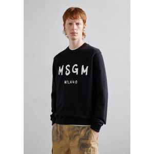  MSGM 맨투맨 스웻셔츠 블랙 973350